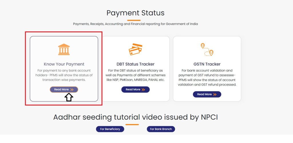 Maiya samman Yojana Status check Process