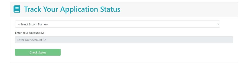 Track gruha jyothi application status